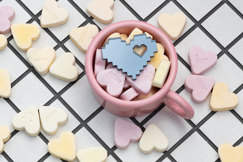 Pixel my Heart - Broche